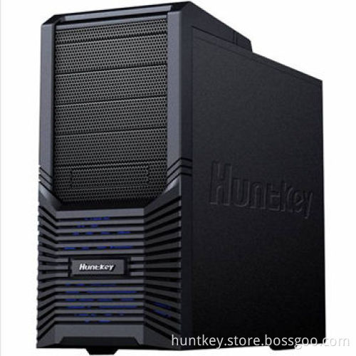 Desktop Computer Case, Radiation Protection Chassis, Tool-free Installation, Liquid Cooling System